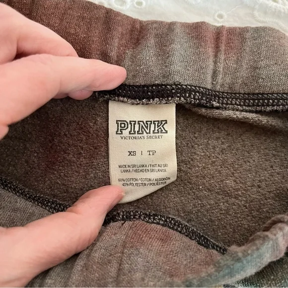 Victoria’s Secret pink tie dye sweatpants - Picture 2 of 5